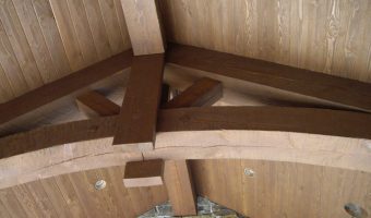 douglas fir timber truss roof